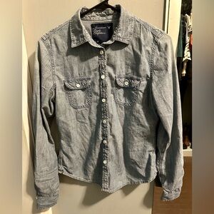 American Eagle Outfitters Denim Shirt size S